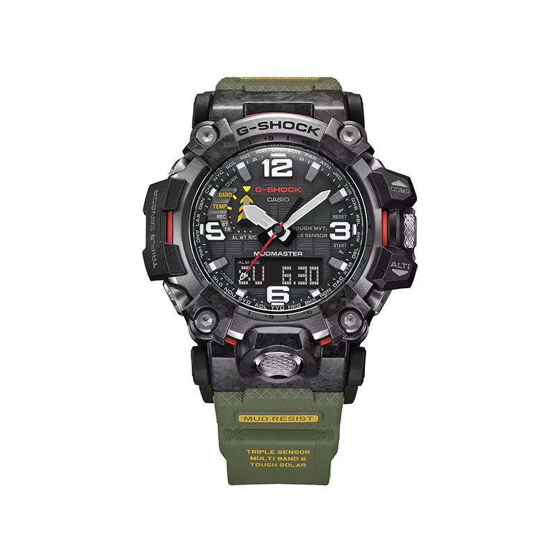G-Shock Master of G-Land Mudmaster Solar Green Men's Watch-GWG-2000-1A3